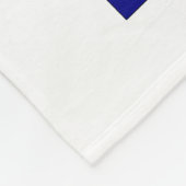 第8世代先住民テシャン国旗 フリースブランケット (角)