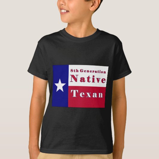 第8世代先住民テシャン国旗 Tシャツ (正面)