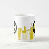 第8円のマグ コーヒーマグカップ (中央)