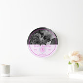 第8回トルマリン結婚ズ周年記念ハート宝石ラウンド ラウンド壁時計 (ホーム)