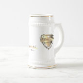 第8回ブロンズ結婚記念日 ビールジョッキ (正面右)