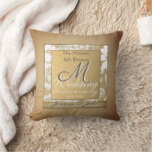 第8回ブロンズ赤面結婚記念日 クッション (ブランケット)