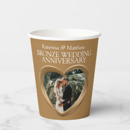 第8回ブロ結婚ンズ記念ハート写真 紙コップ