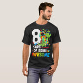 第8回自閉症誕生日パーティー8歳の自閉症 Tシャツ (正面フル)