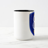 第8回Inf Div歩兵ID vets退役軍人ドイツ ツートーンマグカップ (中央)