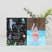 第8回Mermaid誕生日招待状(写真あり) 招待状 (スタンド正面)