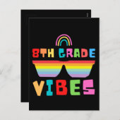 第8学年バイブ新学期先生及び学生 シーズンポストカード (正面/裏面)