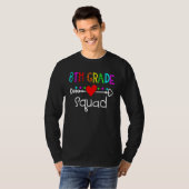 第8学年分第8先生学生チームTバック Tシャツ (正面フル)