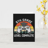 第8学年制卒業生最終日 カード (黄色い花)