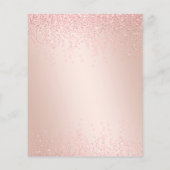 第8期予算誕生日グリッターバラ金ゴールドメタル (裏面)