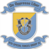 第8期特殊部隊（空挺部隊）第8次特殊部隊 シール (正面)