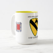 第8次機関大隊第1騎兵隊 ツートーンマグカップ (正面左)