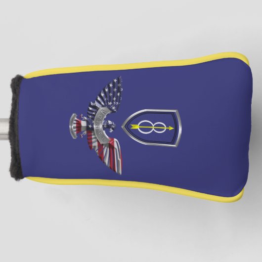 第8歩兵師団「パスファインダー」イーグル ゴルフヘッドカバー (正面)