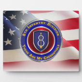 第8歩兵師団「パスファインダー」 フォトプラーク (正面)