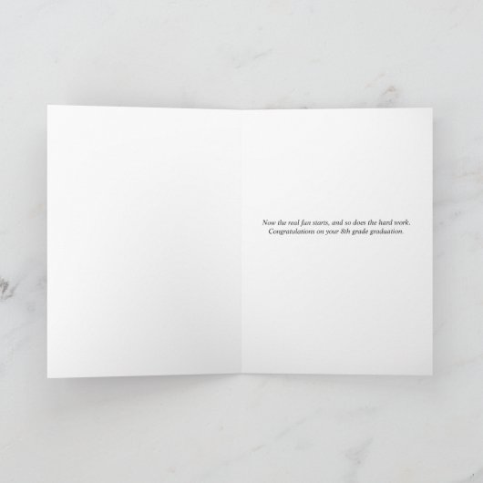 第8級卒業カード石板 カード (内部)