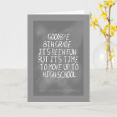 第8級卒業石板デザイン カード (黄色い花)