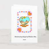 第8記念日 カード (裏面)