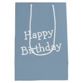 第8誕生日のアヒル踊りイン・ザ・パドル ミディアムペーパーバッグ (裏面)