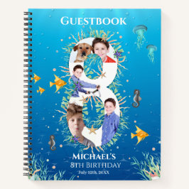 第8誕生日アンダーザシーフォトゲストブック ノートブック