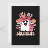 第8誕生日ギフト不気味ブグルービーレトロ70s 招待状 (正面)