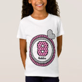 第8誕生日プレゼントはハートの名前をカスタムするV1Rを主演します Tシャツ (正面)