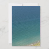 第8誕生日プールパーティーブルーウォーターシーショアビーチ 招待状 (裏面)