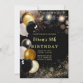 第8誕生日ボーイ招待状 招待状 (正面)