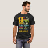 第8誕生日少年8年素晴らしの在籍期間 Tシャツ (正面フル)