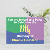 第8誕生日招待状 (スタンド正面)