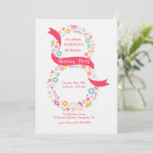 第8誕生日招待状 招待状 (スタンド正面)