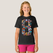 第8誕生日海海獣テーマ8歳 Tシャツ (正面フル)