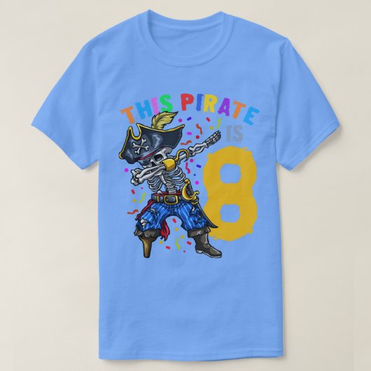 第8誕生日海賊団 Tシャツ (デザイン正面)