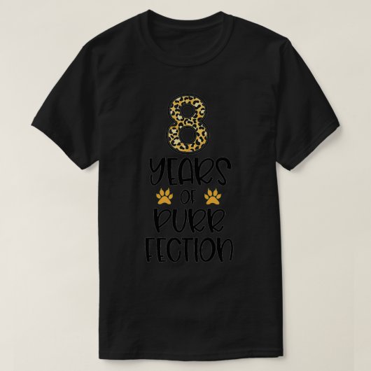 第8誕生日8年の保護猫Cheetah Pr Tシャツ (デザイン正面)