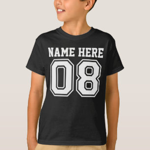 第8誕生日(カスタマイズ可能な子供の名前) Tシャツ