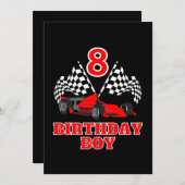 第8誕生日 招待状 (正面/裏面)