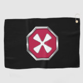 第8軍パッチ ゴルフタオル (横)