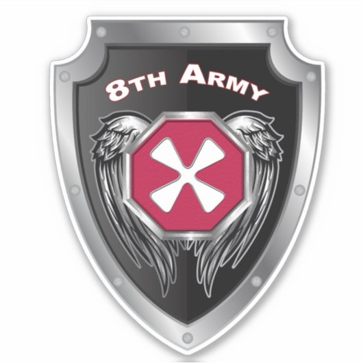 第8軍 シール (正面)