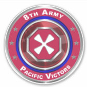 第8軍 シール (正面)