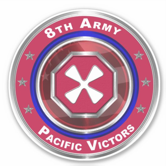 第8軍 シール (正面)