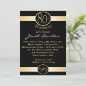 第80バースデーパーティ招待状 招待状 (スタンド正面)