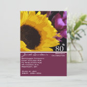 第80バースデーパーティ招待状 招待状 (スタンド正面)