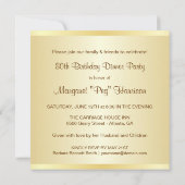 第80写真の選択のバースデーパーティ招待状 招待状 (裏面)