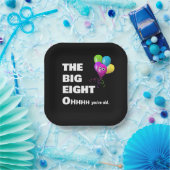 第80回バースデーパーティーのユーモア ペーパープレート (パーティー)