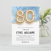 第80回バースデーパーティーへの招待 招待状 (スタンド正面)