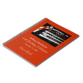 第80回バースデーパーティーゲストブック、アンティークオルガン ノートブック (左側)