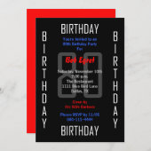 第80回バースデーパーティー招待80 招待状 (正面/裏面)