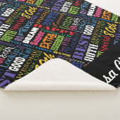 第80回バースデーパーティー特別モノグラパーソナライズされたム シェルパブランケット (3/4)