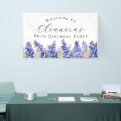 第80回バースデーパーティー7月誕生フラワーウェルカム 横断幕 (トレードショー)