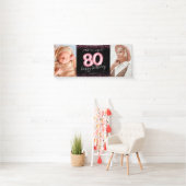 第80回ブラックピンクハッピーバースデーフォトバナー 横断幕 (インサイチュ)