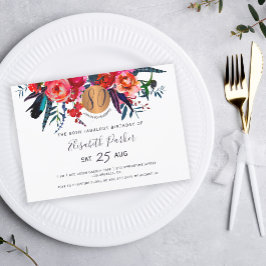 第80回ボモダンホフローラ水彩誕生日パーティー 招待状